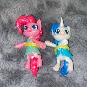 My Little Pony Smashin’ Fashion DJ Pon And Pinkie Pie Figure Lot